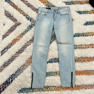 Pinstripes Toothpick Jeans
